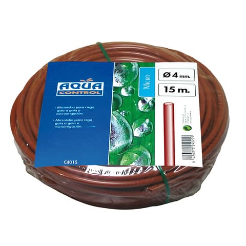 MANG.MICROTUBO PE Ø4mm L=15m C4015 castanha