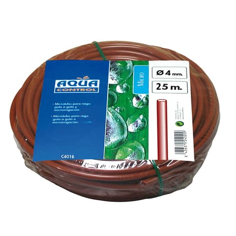 MANG.MICROTUBO PE Ø4mm L=25m C4016 castanha