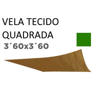 REDE SOMBRA QUADRADA 3.6x3.6m 180GR VERDE