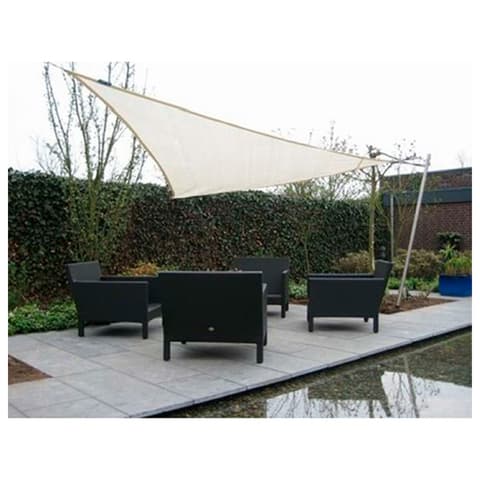 REDE SOMBRA TRIANGULAR 3x3x3m 180GR BEGE