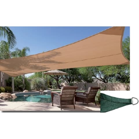 REDE SOMBRA TRIANGULAR 3x3x3m 180GR VERDE