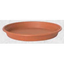 PRATO PLASTICO P/VASO TERRA Ø25cm