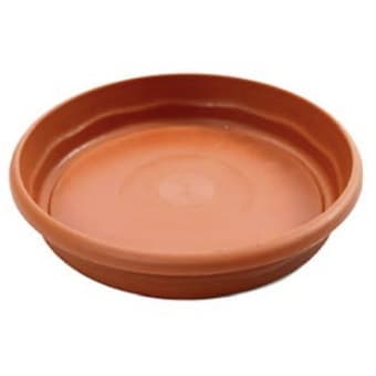 PRATO PLASTICO P/VASO TERRA Ø32cm