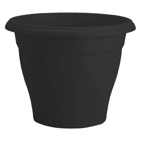 VASO PLASTICO 309555 TERAMO 21x17 PRETO ***
