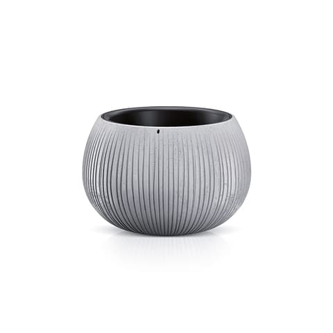 VASO PLASTICO BETON BOWL 180x136mm CZ CLARO 106487 *