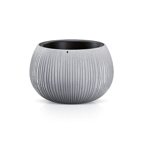 VASO PLASTICO BETON BOWL 290x195mm CZ CLARO 106491 *