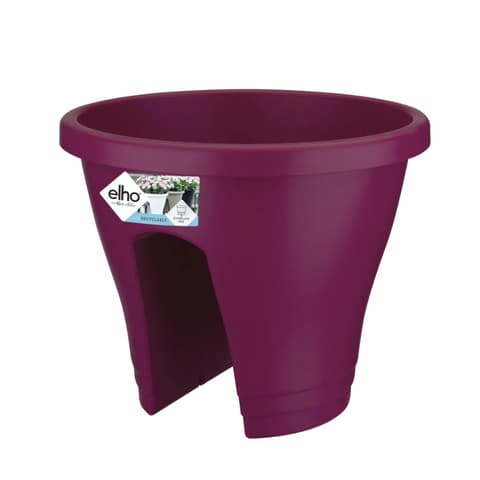 VASO PLASTICO CORSICA FLOWER 30 CEREJA *