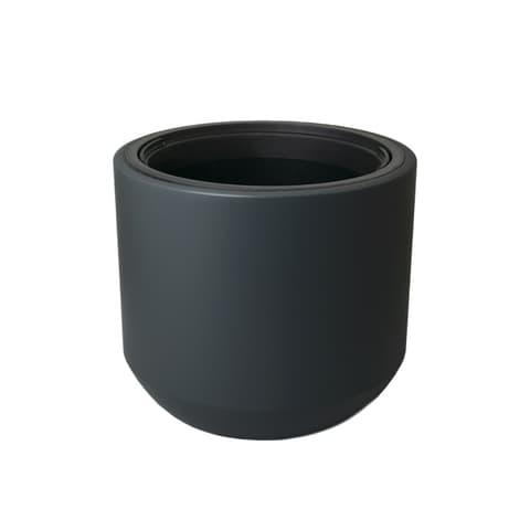 VASO PLASTICO HEOS 400 Ø390x350mm PRETO 106296