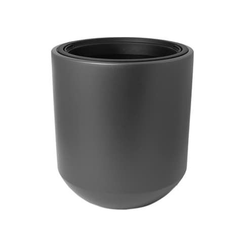 VASO PLASTICO HEOS 400 Ø390x440mm PRETO 106299