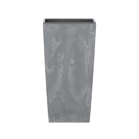 VASO PLASTICO URBI SQUARE BETON 325x610mm CZ MEDIO 106449