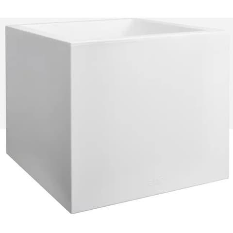 VASO PLASTICO VIVO NEXT SQUARE 40cm BR