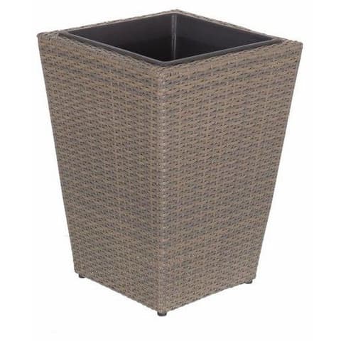 VASO RATTAN TAUPE 40x40 H=55cm 82738