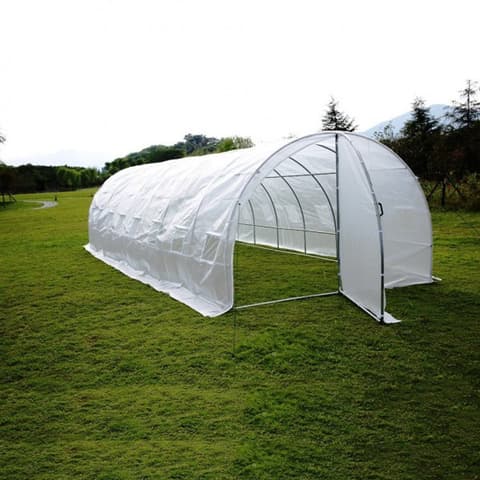 ESTUFA AGRICOLA METALICA 8x3 h=2.30m C/PLASTICO