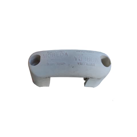 ABRAÇADEIRA POSTE MOREDA 60/40 branca/verde PLASTICA