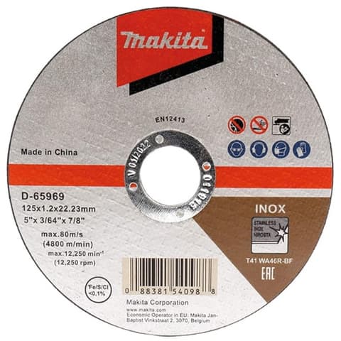 DISCO C/INOX 125x1x22.23 D-65969