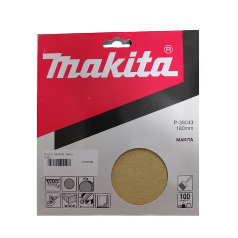 DISCO LIXA Ø180  GRAO 100  P-38043 10UN