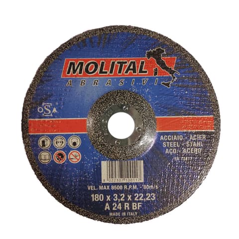 DISCO C/METAL 230x3.2x22 MOLITAL *