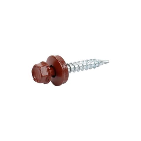 PARAF. AUTO PERF.C/SEXT. NYLON P/PAINEL ISOT. 5.5/6.3x100 Ral 8004