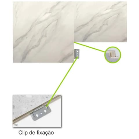 CLIP FIXAÇAO P/PAINEL DECOR