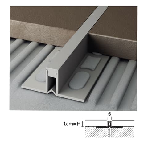 JUNTA DILATAÇAO PVC CINZA 2.70mt x10x5mm 99660