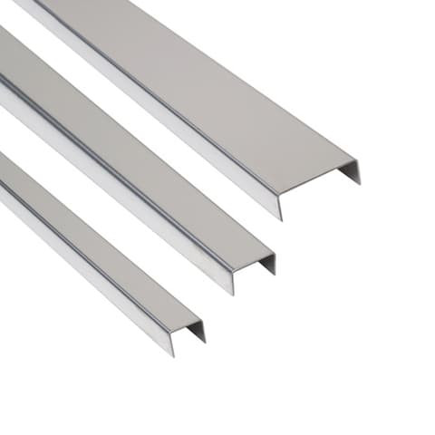 PERFIL U INOX H9mm W20mm 2.50mt BRILHO/MATE