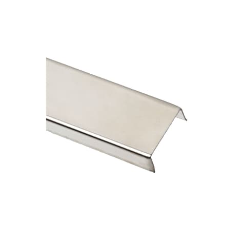 PERFIL U INOX H9mm W25mm 2.50mt BRILHO/MATE