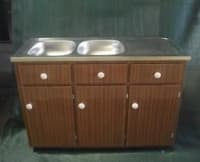 BANCA INOX 2 PIAS MOVEL FORMICA 1.20 MT