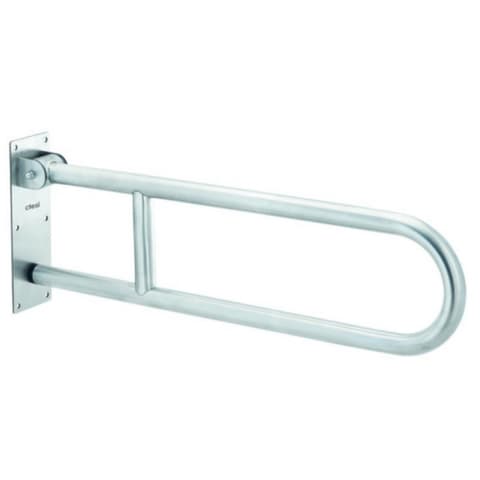 BARRA APOIO REBATIVEL 60cm Ø35 S/P.ROLO INOX ***