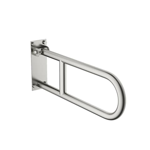 BARRA APOIO REBATIVEL 80cm Ø35 S/P.ROLO INOX