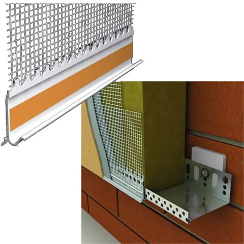 PERFIL PVC C/REDE remate /arranque PPA 2.5mt Capoto