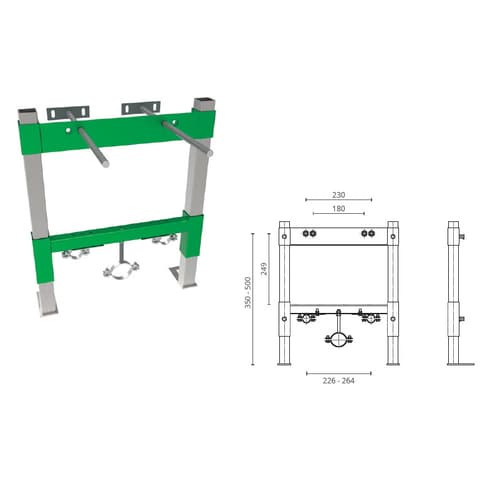 SUPORTE P/BIDE SUSPENSO SOLID