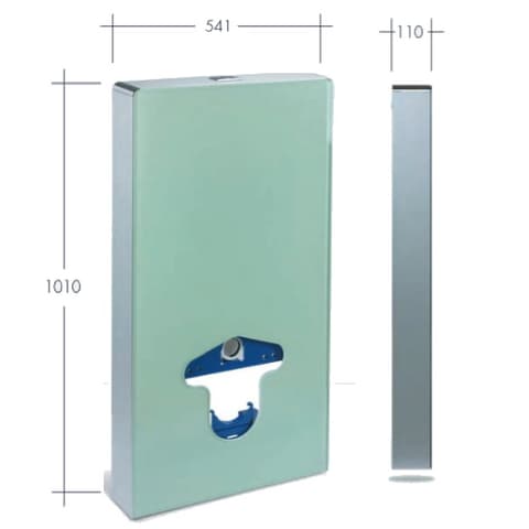 SUPORTE P/SANITA SUSPENSA EXTERIOR VIDRO BR