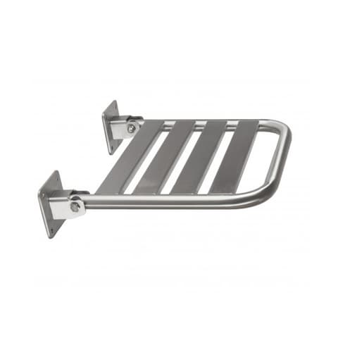 BANCO DUCHE REBATIVEL INOX SATINADO FIX.PAREDE