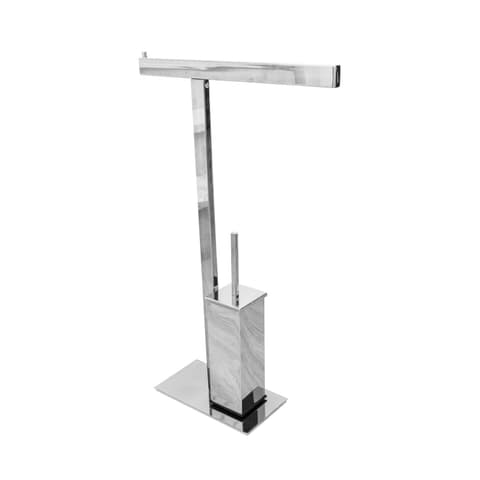 PORTA ROLO PE C/PIAÇABA C/ARMAZENAGEM Nº44 INOX POLIDO