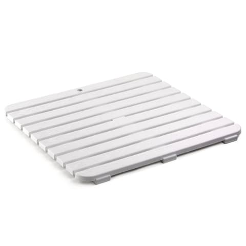 TATAY ESTRADO PVC P/BASE CHUVEIRO 55x55 CLARO 55300