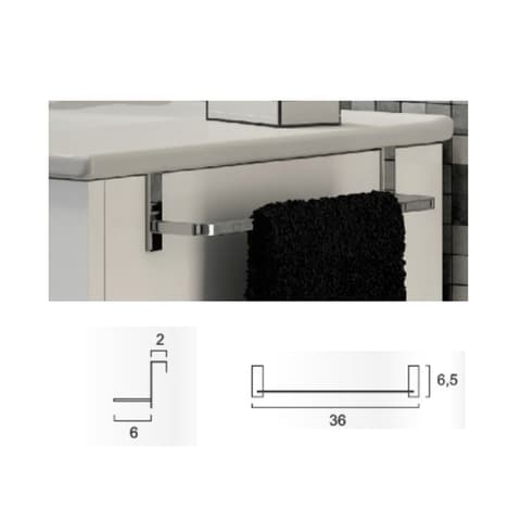 TOALHEIRO LATERAL P/MOVEL C/35.5cm CR