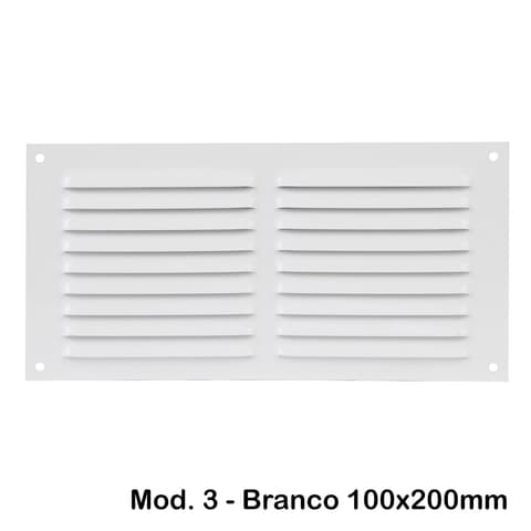 VENTI.100x200 ALUMINIO PRATA MOD.3 20187