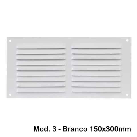 VENTI.150x300 ALUMINIO BRANCO MOD.3 20194