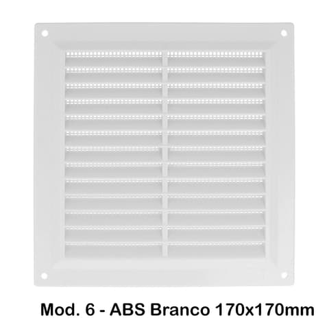 VENTI.170x170 ABS BRANCO MOD.6 23032