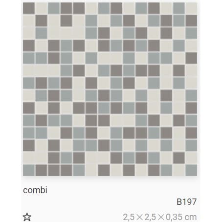 CINCA MO PASTILHA PORCELANICO 30x30 COMBI 2.5x2.5 B197 *