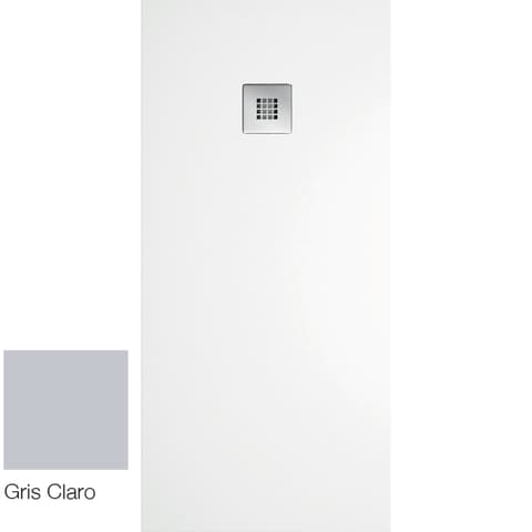 BASE CHUV STONE CINZA C/VALVULA 80x120 *