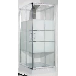 CABINE CHUV RET 080x120 KZA-883 CR VIDRO