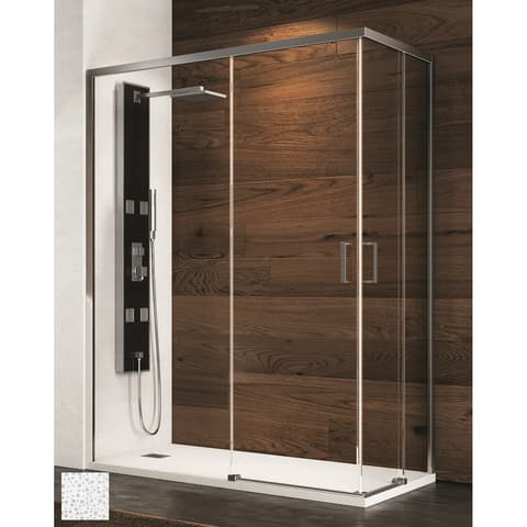 CABINE CHUV RET 090x100 KACESS CR VF ½CORPO QUADRADOS
