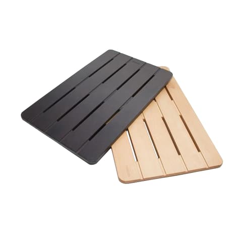 ESTRADO MADEIRA TIME/PLANUS 80x80 CASTANHO ***
