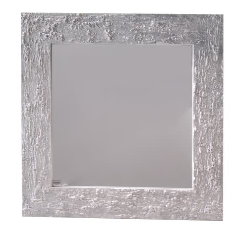 ESPELHO WC C/RELEVO 80x80 PRETO/BRANCO