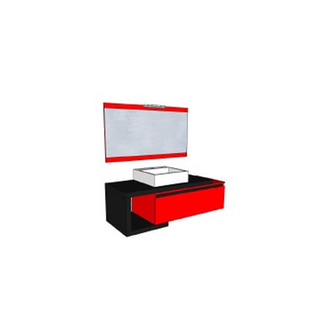 ESPELHO WC IRIS 100x60 CV.CINZA