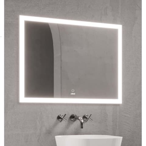 ESPELHO WC LED TAG MOLDURA ON/OFF+DESEMBACIADOR 60x120