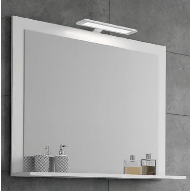ESPELHO WC MOLDURA C/PRATELEIRA 062x80 BR REF.715
