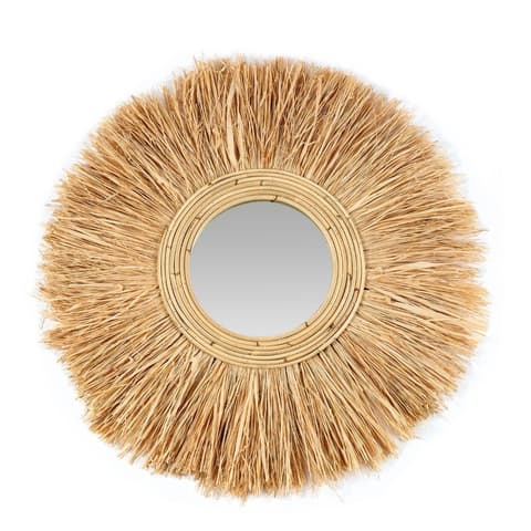 ESPELHO WC RAFIA+RATTAN Ø85cm AX21561 ***