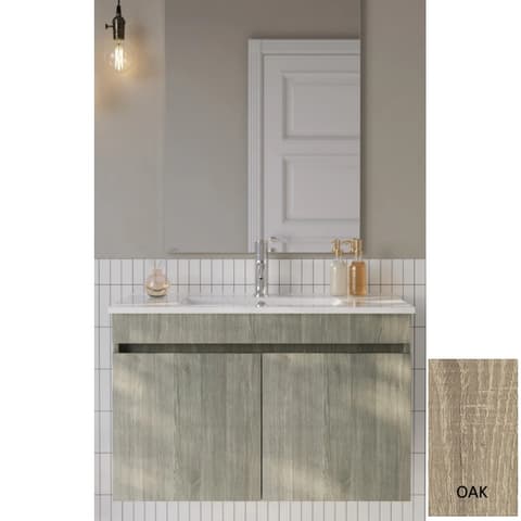 MOVEL WC 80 SUSP TUXO 2P OAK